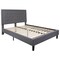 Flash Furniture Queen Size Lt Gray Fabric Platform Bed w/ Mattress SL-BM10-27-GG - alternate 10